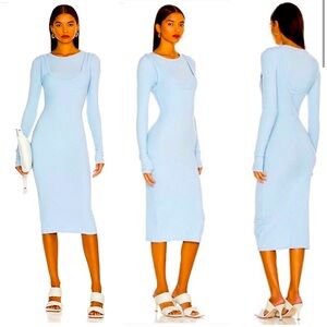 The Line by K Adbiel Dress in Powder Blue